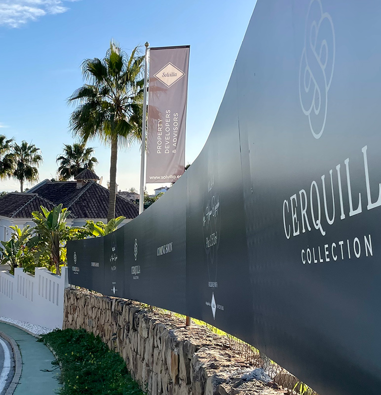 Detalle del cerramiento en La Cerquilla - Marbella, realizado para Inmobiliaria Solvilla